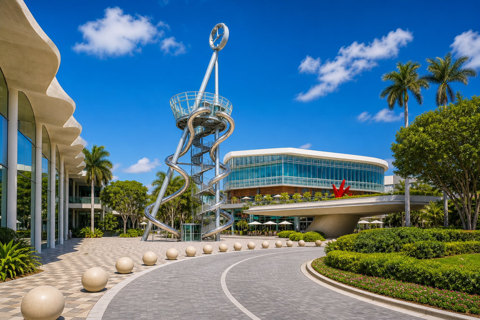 Aventura Florida business and retail district