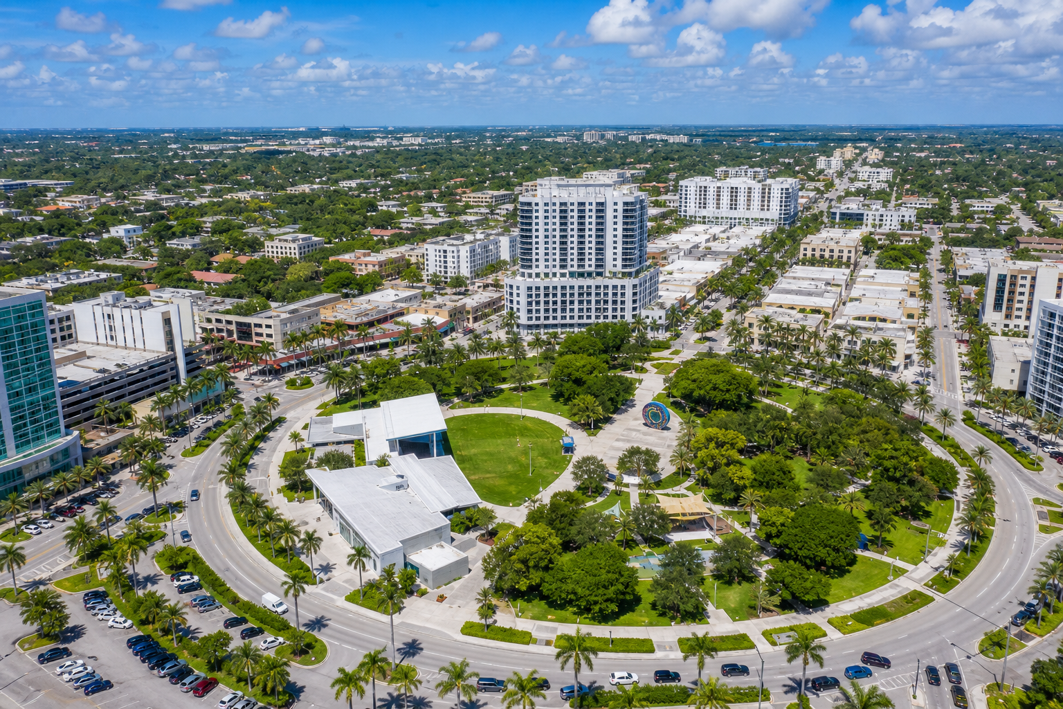 Hollywood Beach Broadwalk oceanfront local business district