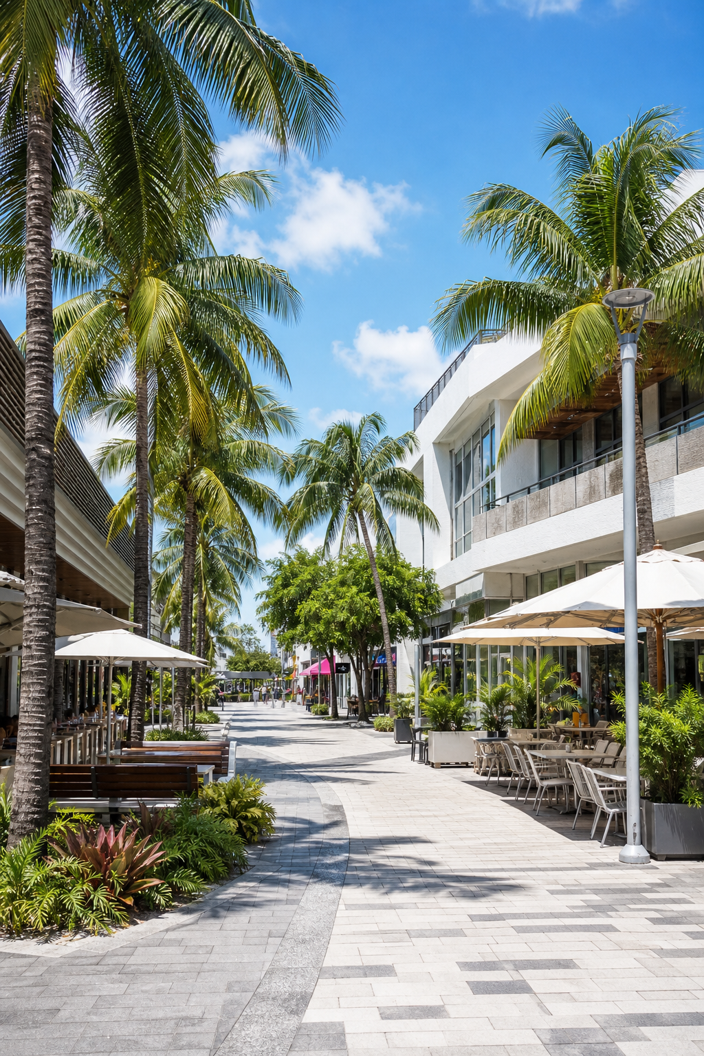 Miami Beach Lincoln Road pedestrian business district