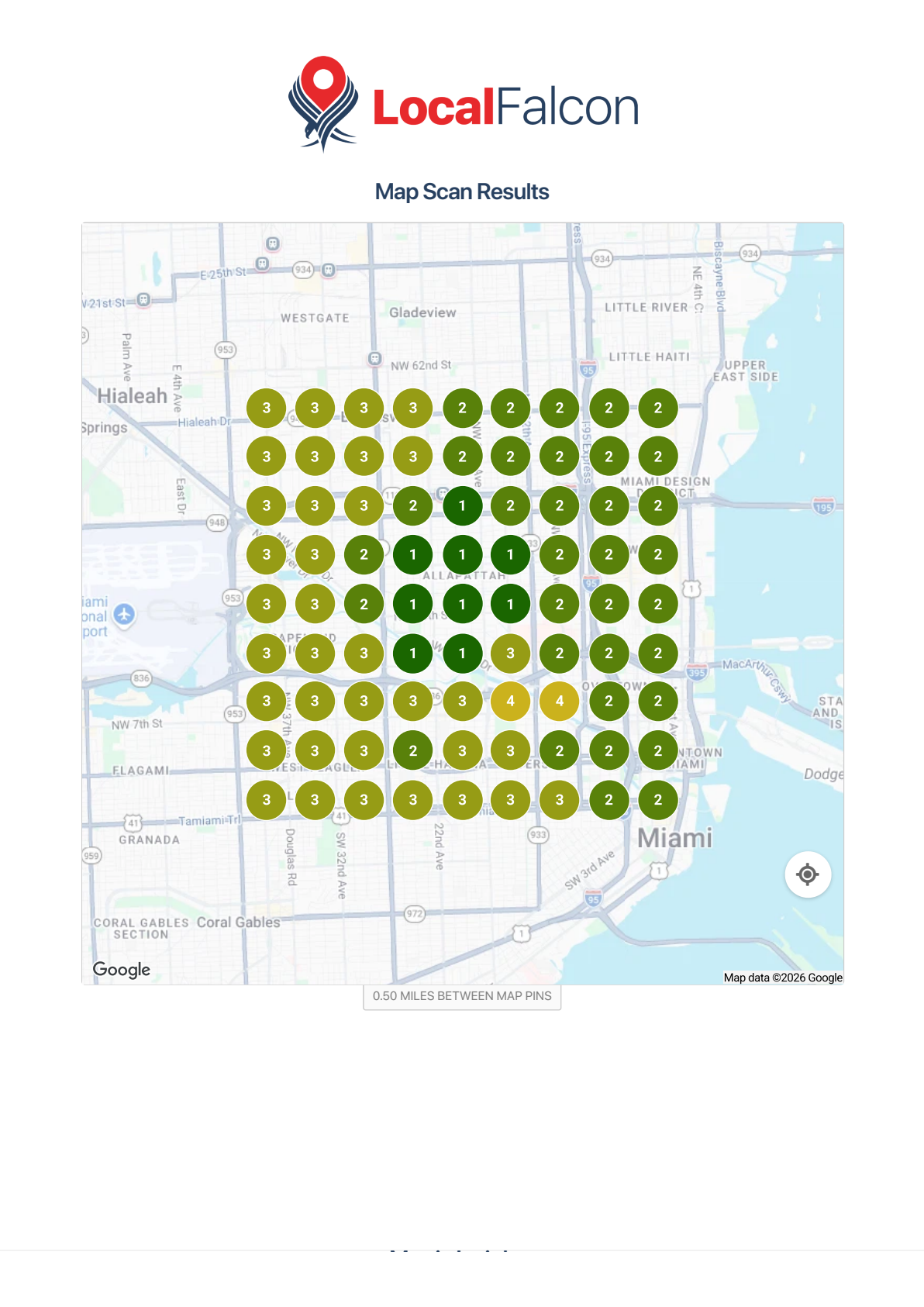 Marine diesel engine repair Local Falcon map scan
